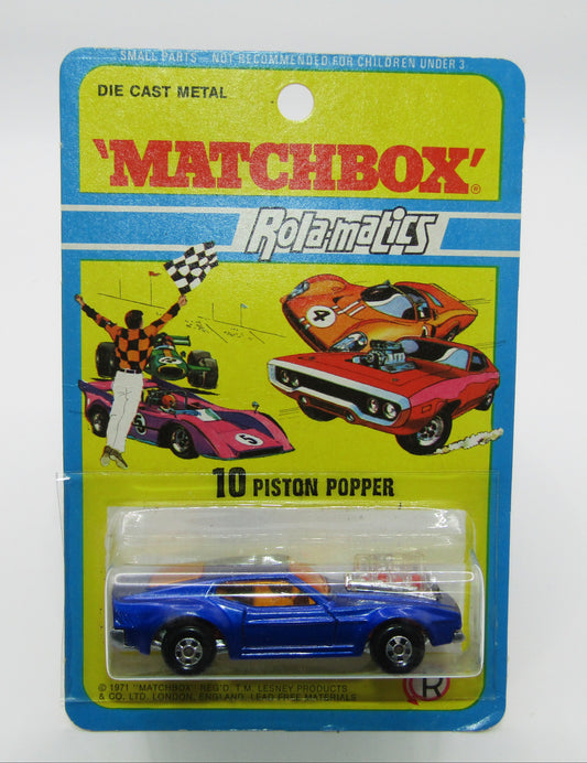 Matchbox Superfast 10B Piston Popper 5 SPOKE WHEELS Sealed in Blister