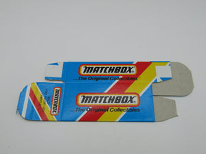 Matchbox Superfast Unreleased Pre-Production Box MB37 Ford Escort Cabriolet