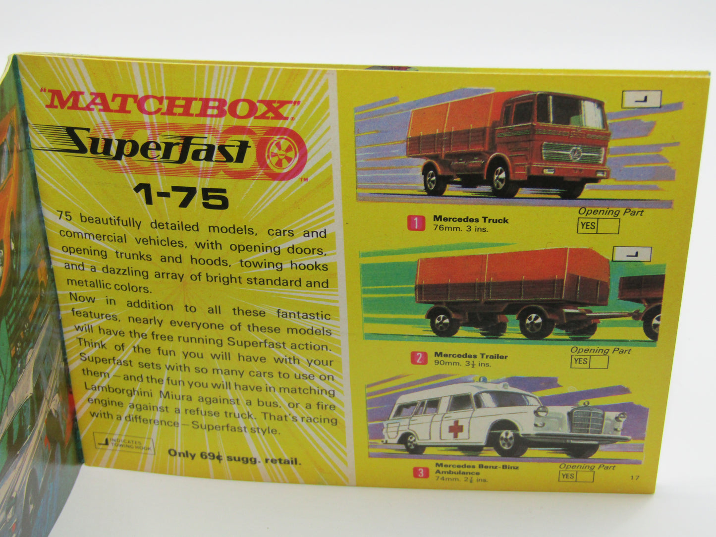 Matchbox 1970 Collectors Catalogue U.S.A Edition