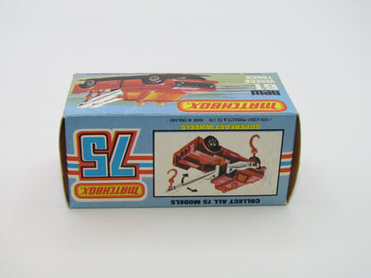 Matchbox Superfast 61B Wreck Truck Yellow CORAL PINK Booms UNPAINTED Base