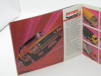 Matchbox 1971 Collectors Catalogue UK Edition