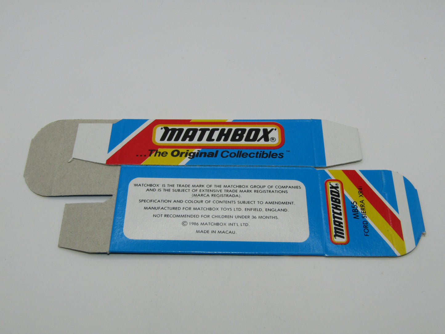 Matchbox Superfast Unreleased Pre-Production Box MB55 Ford Sierra XR4i