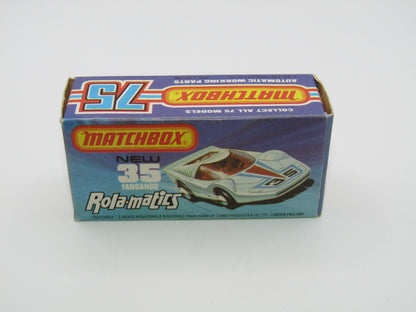 Matchbox Superfast 35B Fandango Red White Base RED Fan