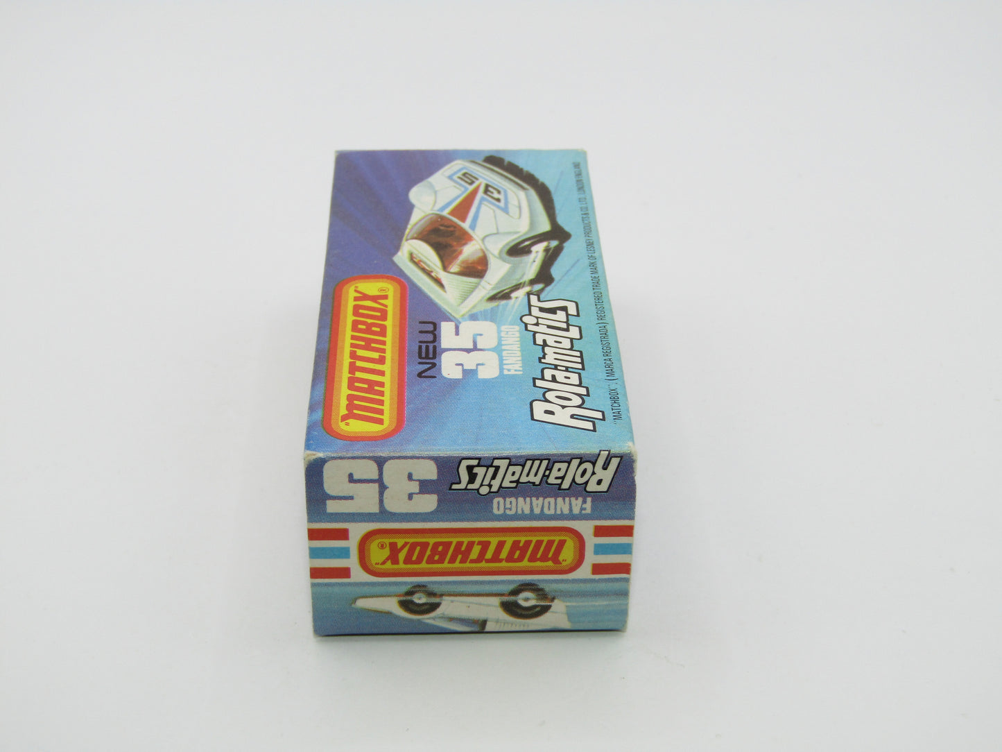 Matchbox Superfast 35B Fandango Red White Base RED Fan