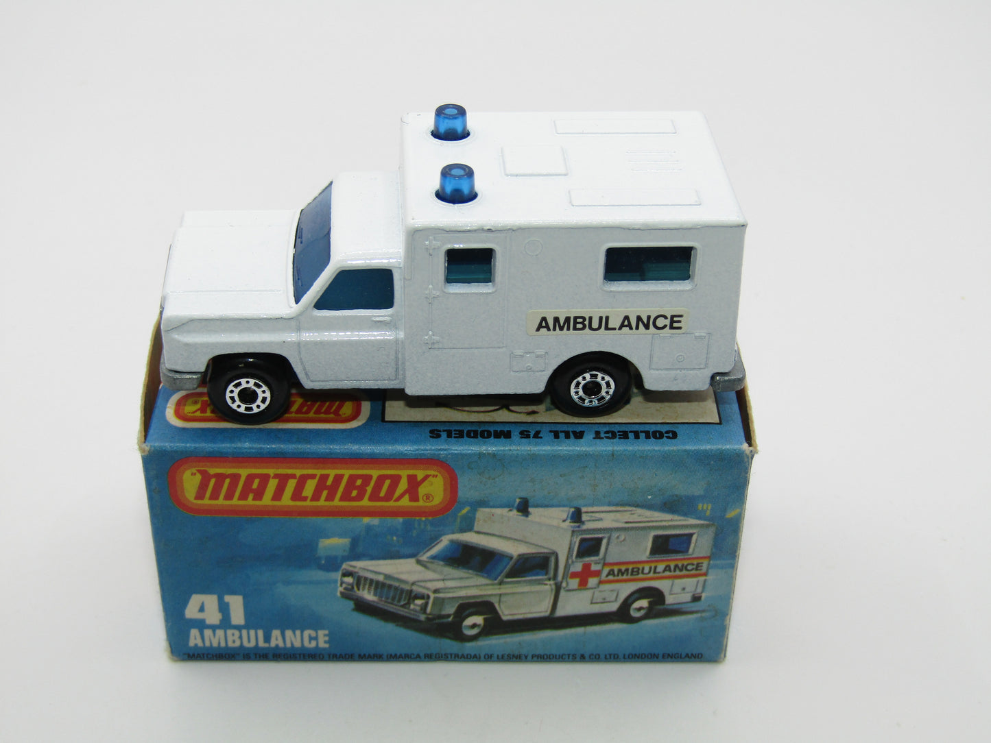 Matchbox Superfast 41C Ambulance SMALL Ambulance Labels
