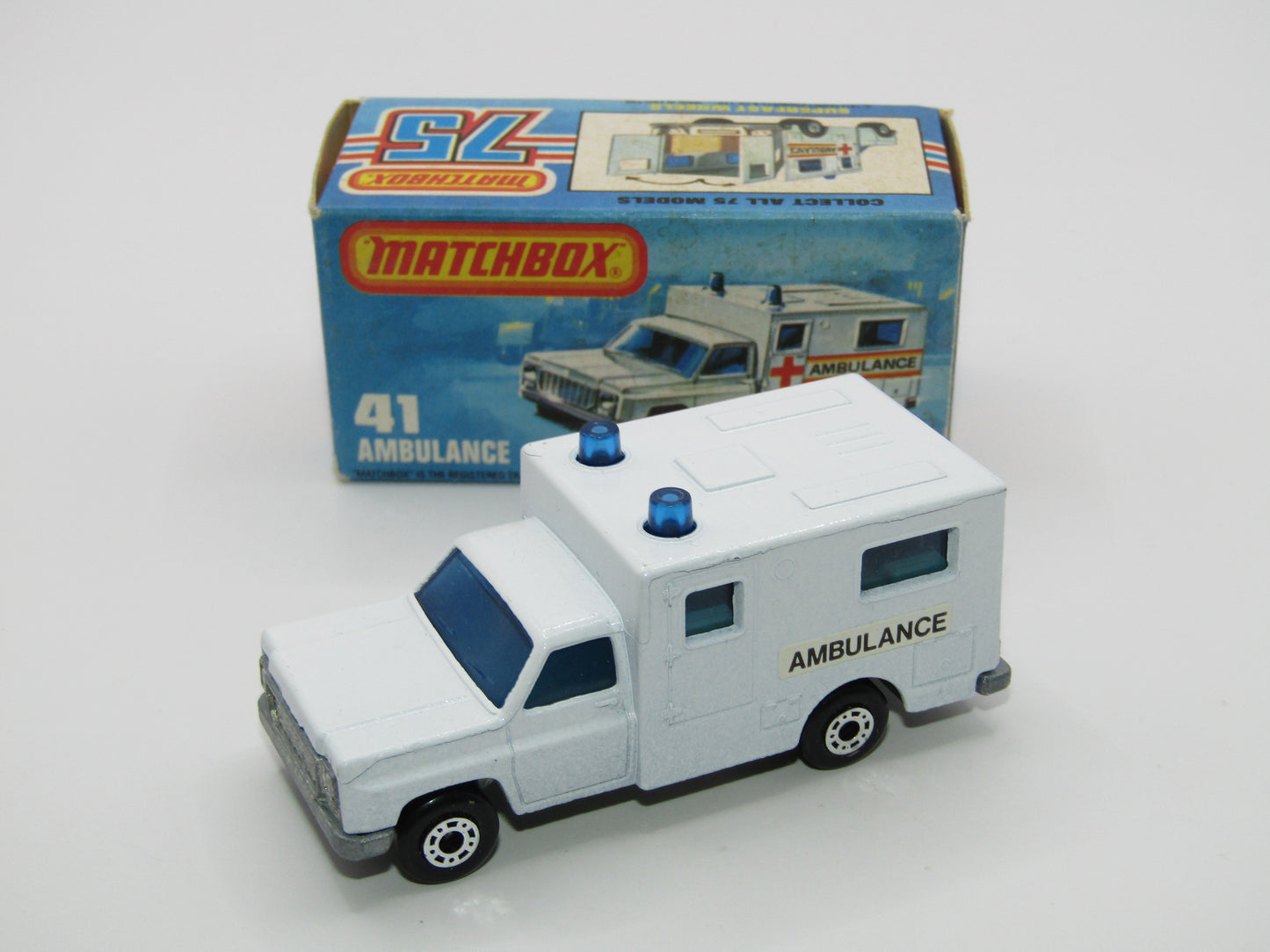 Matchbox Superfast 41C Ambulance SMALL Ambulance Labels