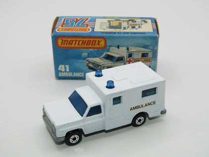 Matchbox Superfast 41C Ambulance SMALL Ambulance Labels