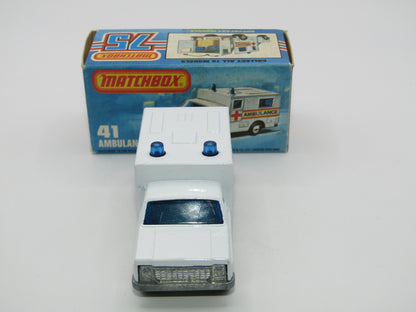 Matchbox Superfast 41C Ambulance SMALL Ambulance Labels