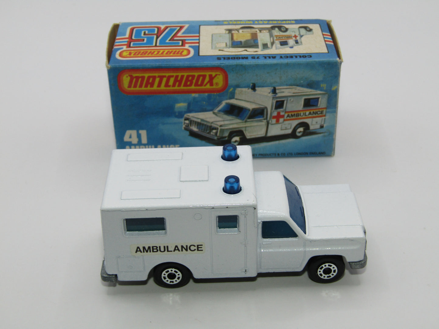 Matchbox Superfast 41C Ambulance SMALL Ambulance Labels
