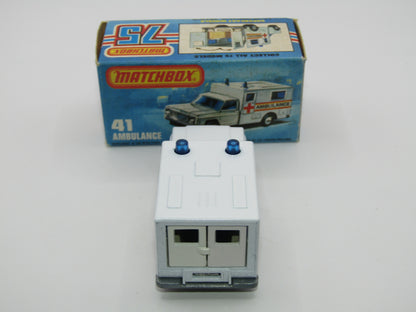 Matchbox Superfast 41C Ambulance SMALL Ambulance Labels