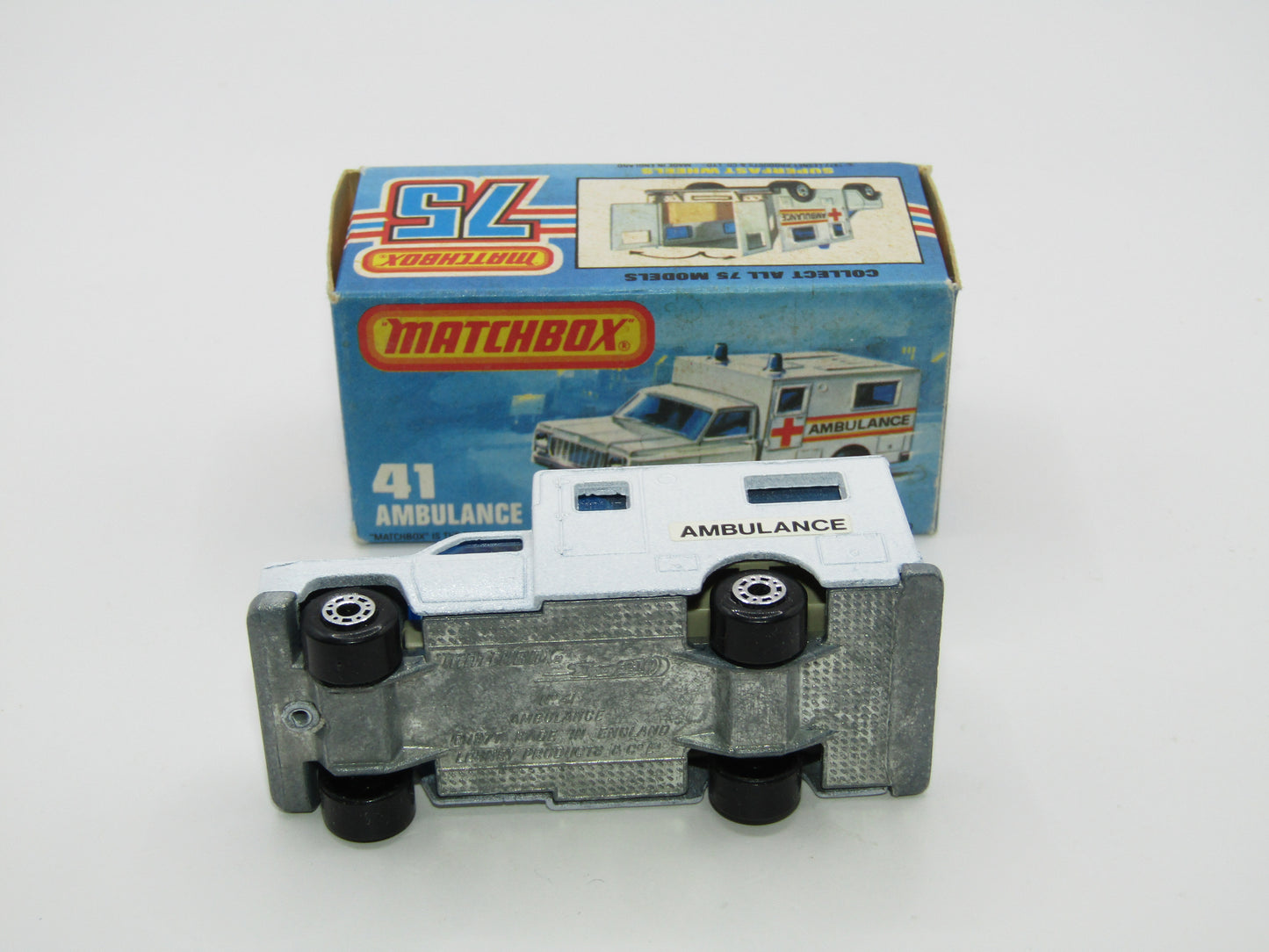 Matchbox Superfast 41C Ambulance SMALL Ambulance Labels