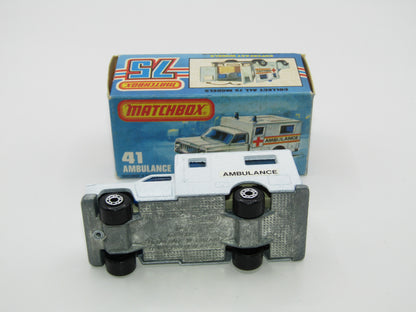 Matchbox Superfast 41C Ambulance SMALL Ambulance Labels
