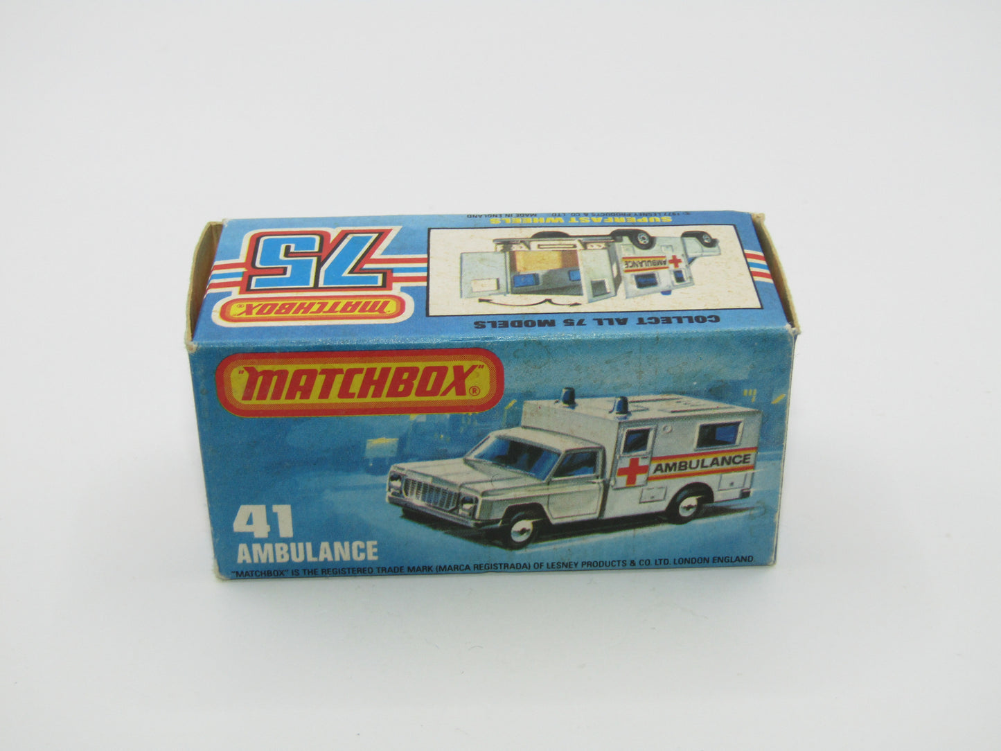 Matchbox Superfast 41C Ambulance SMALL Ambulance Labels