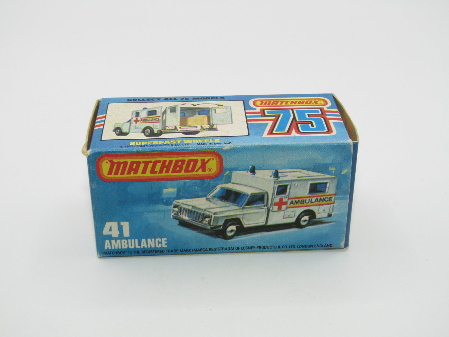 Matchbox Superfast 41C Ambulance SMALL Ambulance Labels