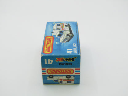 Matchbox Superfast 41C Ambulance SMALL Ambulance Labels