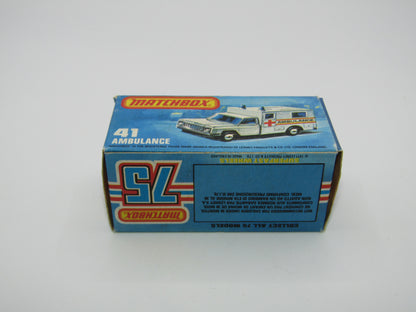 Matchbox Superfast 41C Ambulance SMALL Ambulance Labels