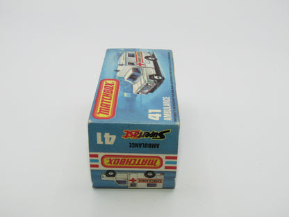 Matchbox Superfast 41C Ambulance PACIFIC Ambulance Unpainted Base