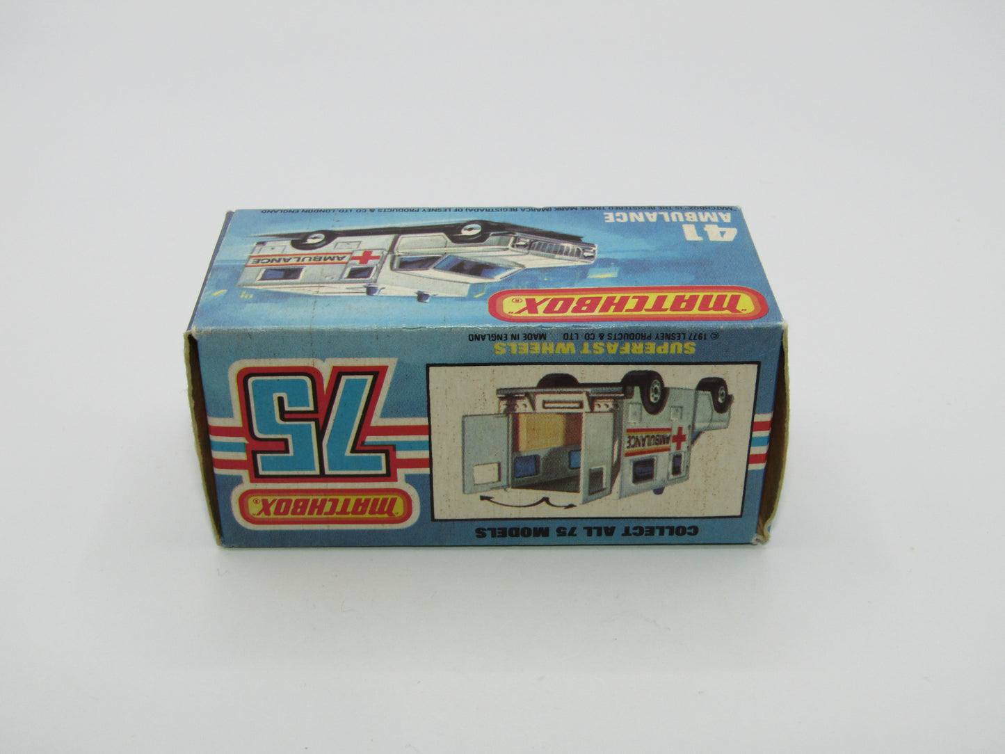 Matchbox Superfast 41C Ambulance PACIFIC Ambulance Unpainted Base