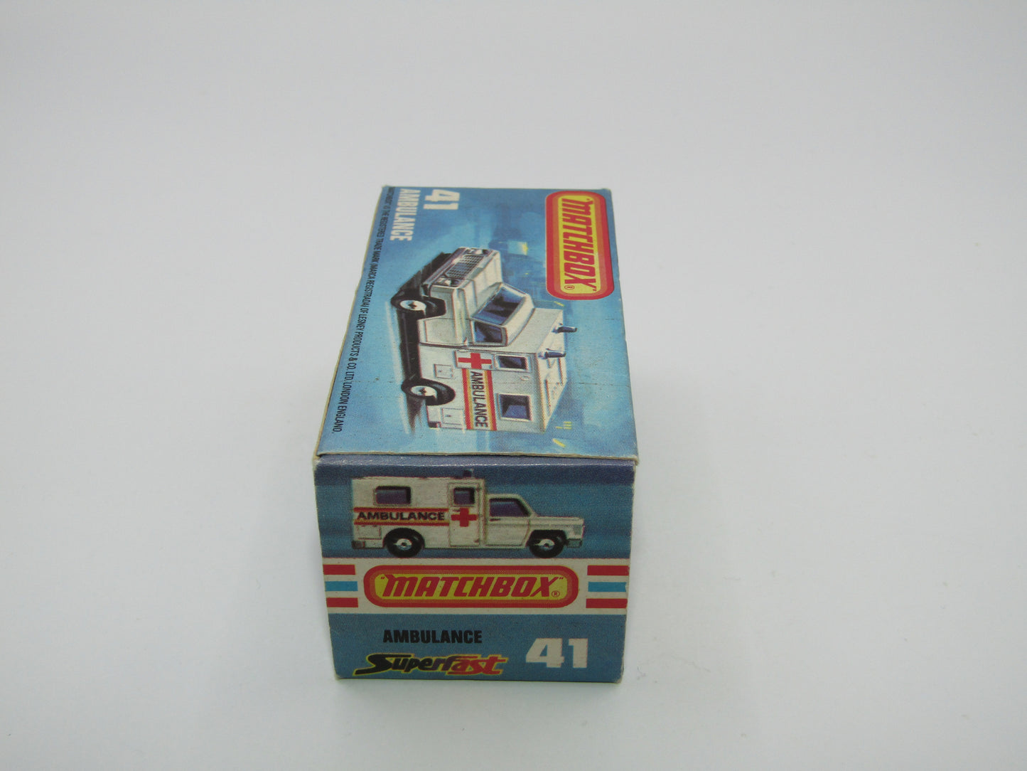 Matchbox Superfast 41C Ambulance PACIFIC Ambulance Unpainted Base