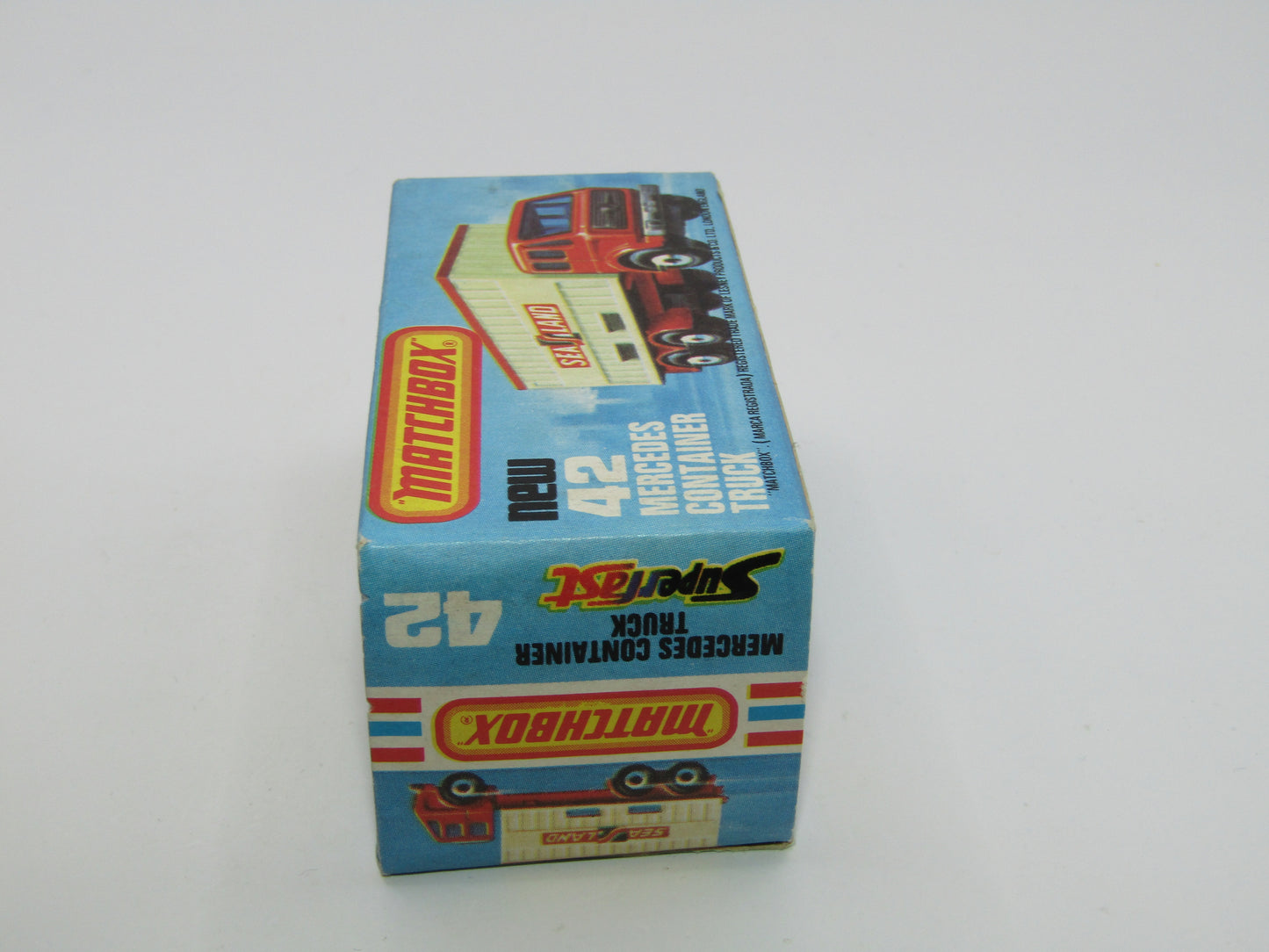 Matchbox Superfast 42C Mercedes Container Truck MAYFLOWER Labels