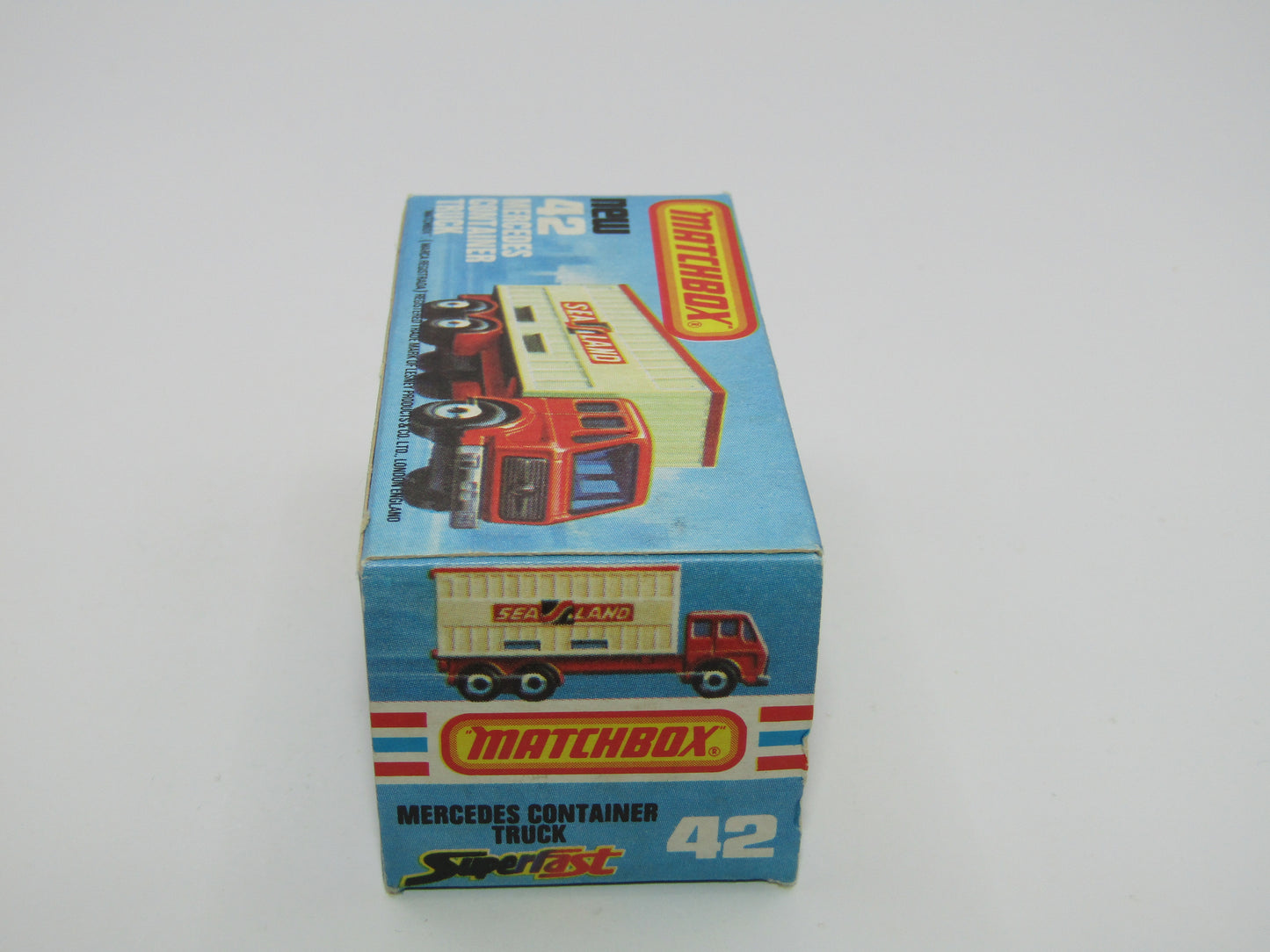 Matchbox Superfast 42C Mercedes Container Truck MAYFLOWER Labels