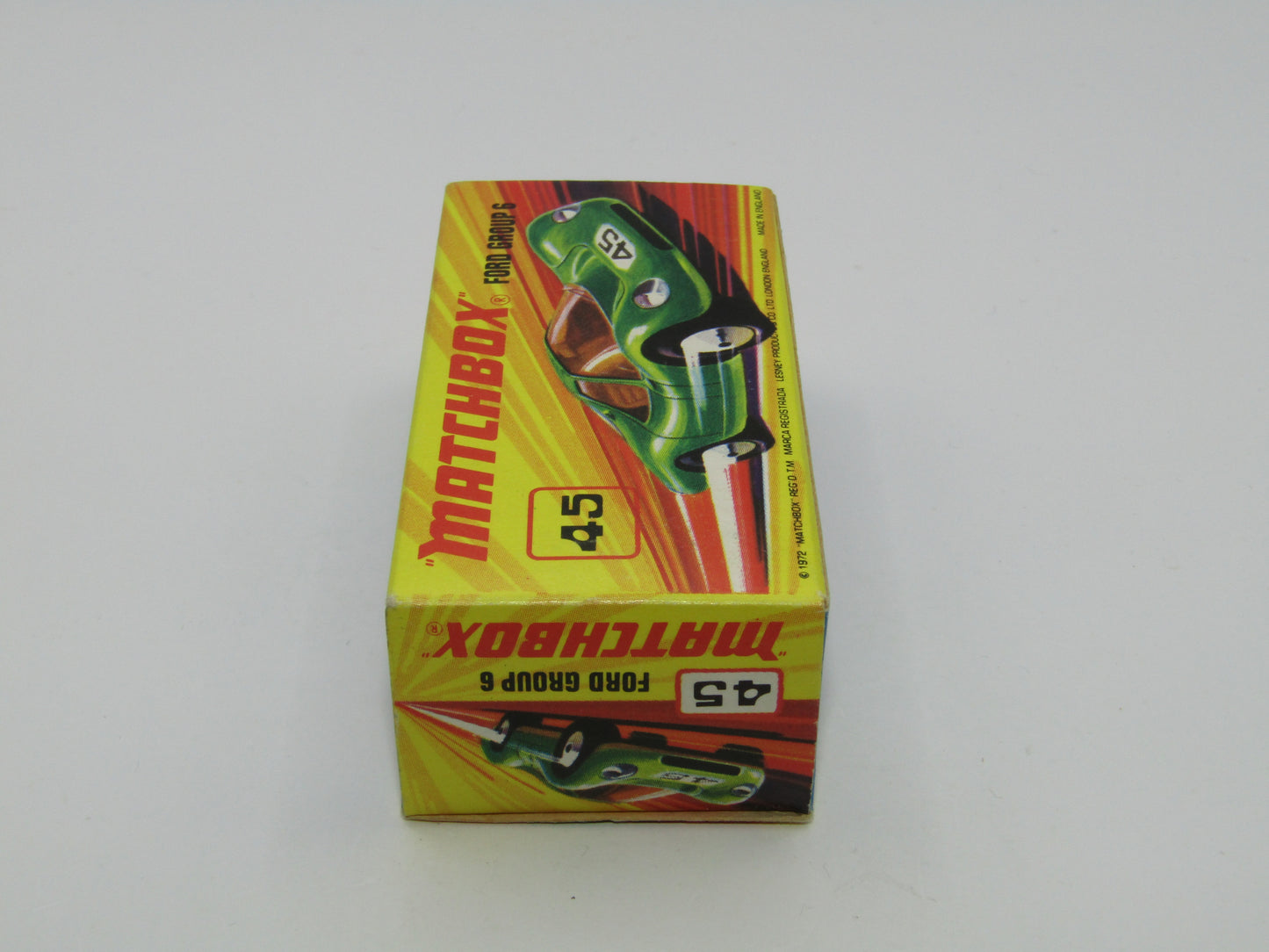 Matchbox Superfast 45A Ford Group 6 Lime Green Grey Engine Black Base