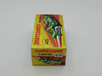 Matchbox Superfast 45A Ford Group 6 Lime Green Grey Engine Black Base