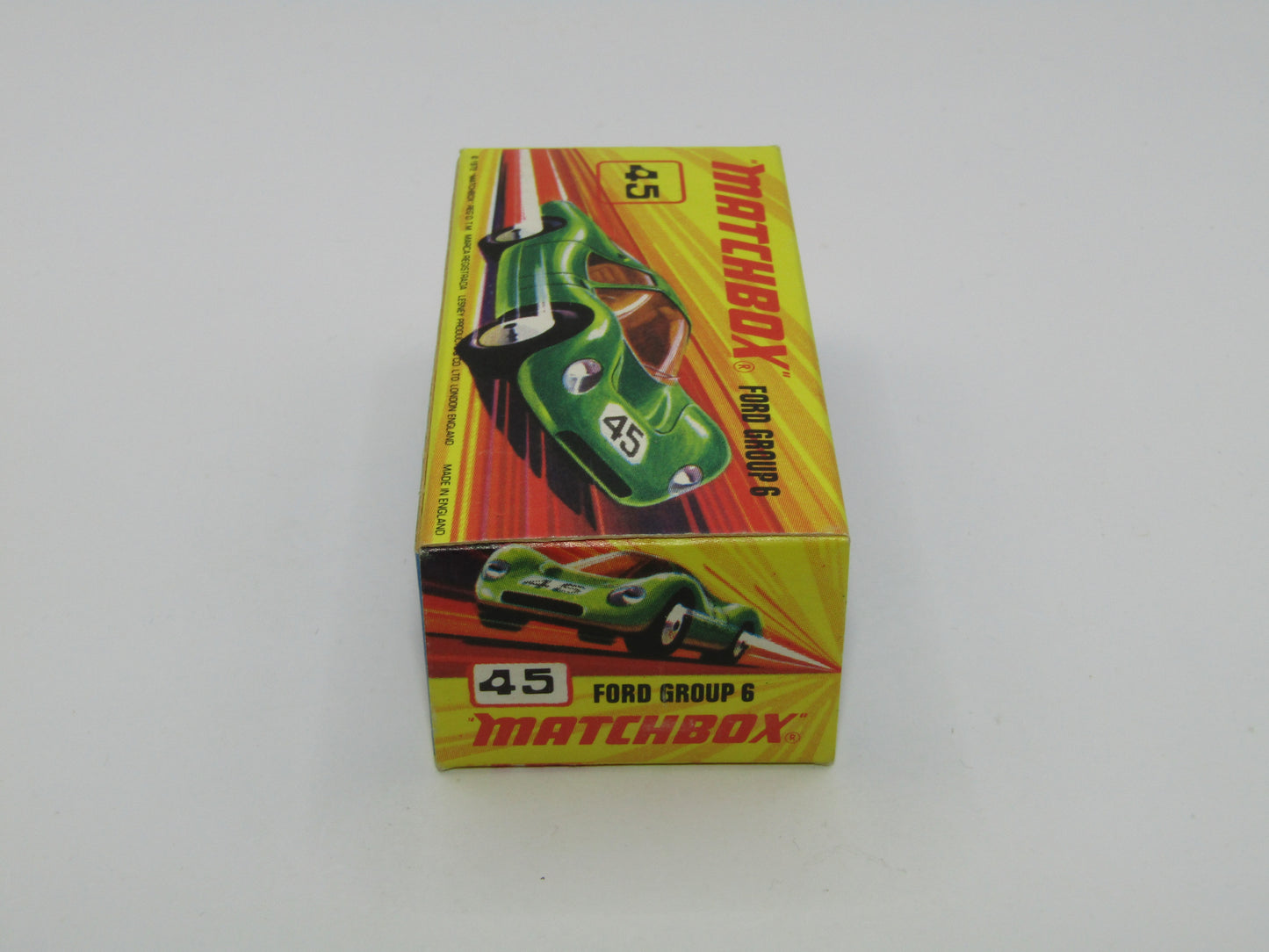 Matchbox Superfast 45A Ford Group 6 Lime Green Grey Engine Black Base