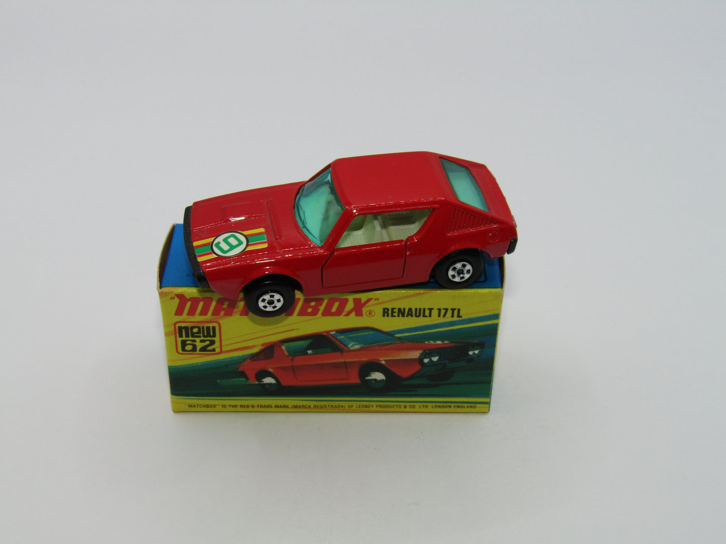 Matchbox Superfast 62C Renault 17TL BLOOD RED "9" Label
