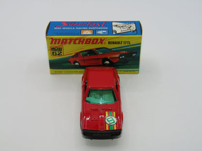 Matchbox Superfast 62C Renault 17TL BLOOD RED "9" Label