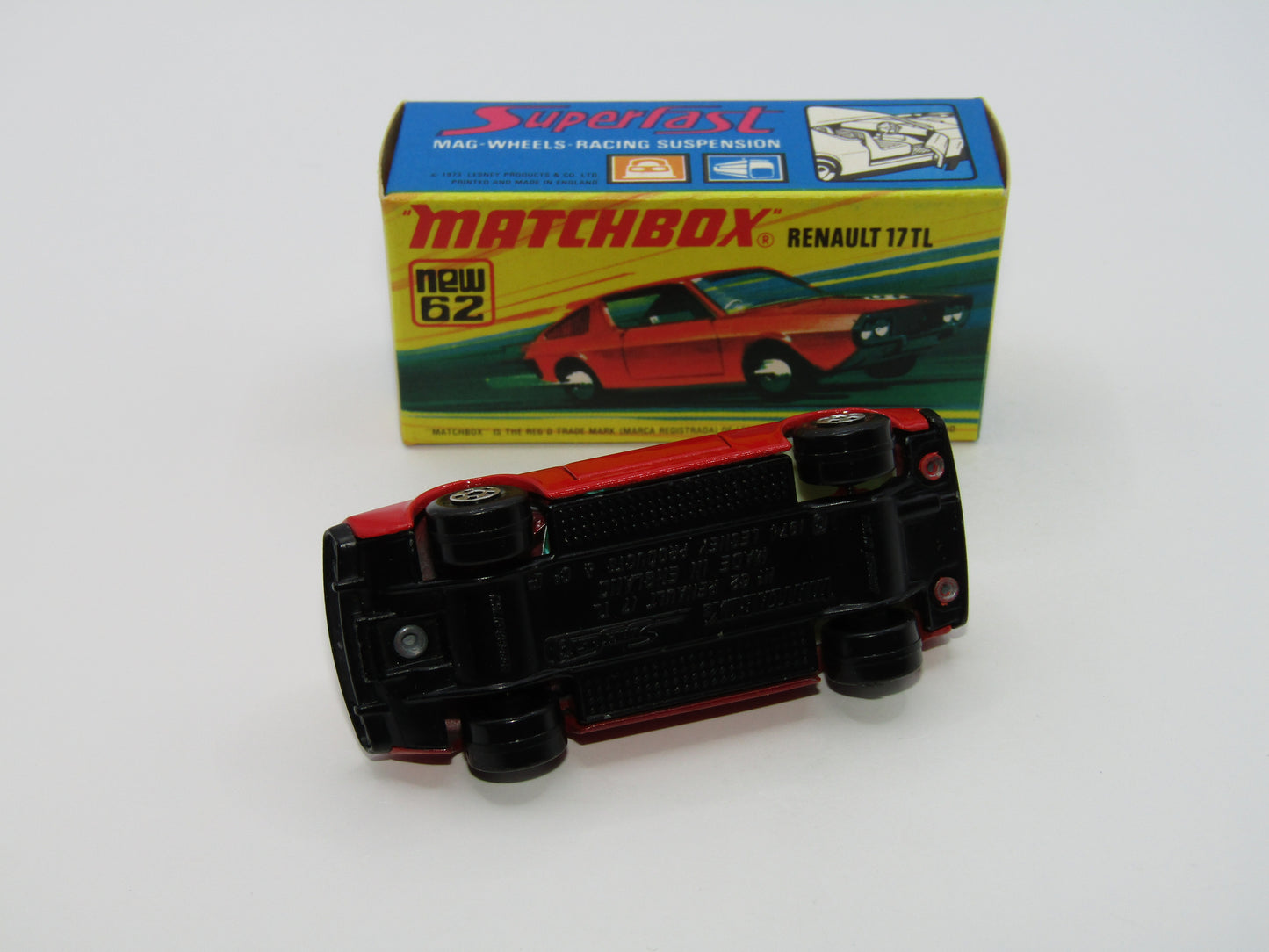 Matchbox Superfast 62C Renault 17TL BLOOD RED "9" Label