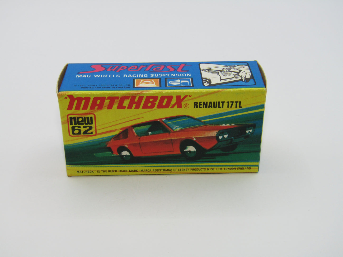 Matchbox Superfast 62C Renault 17TL BLOOD RED "9" Label
