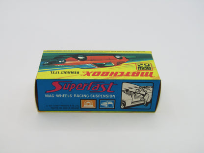 Matchbox Superfast 62C Renault 17TL BLOOD RED "9" Label