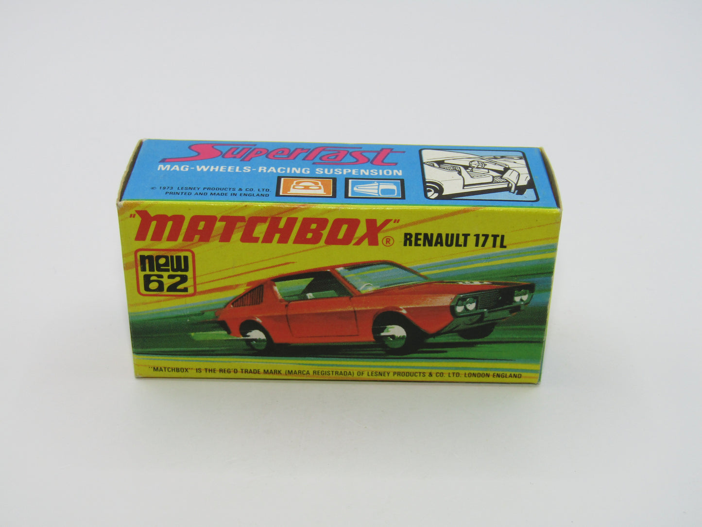 Matchbox Superfast 62C Renault 17TL Orange-Red NO LABELS