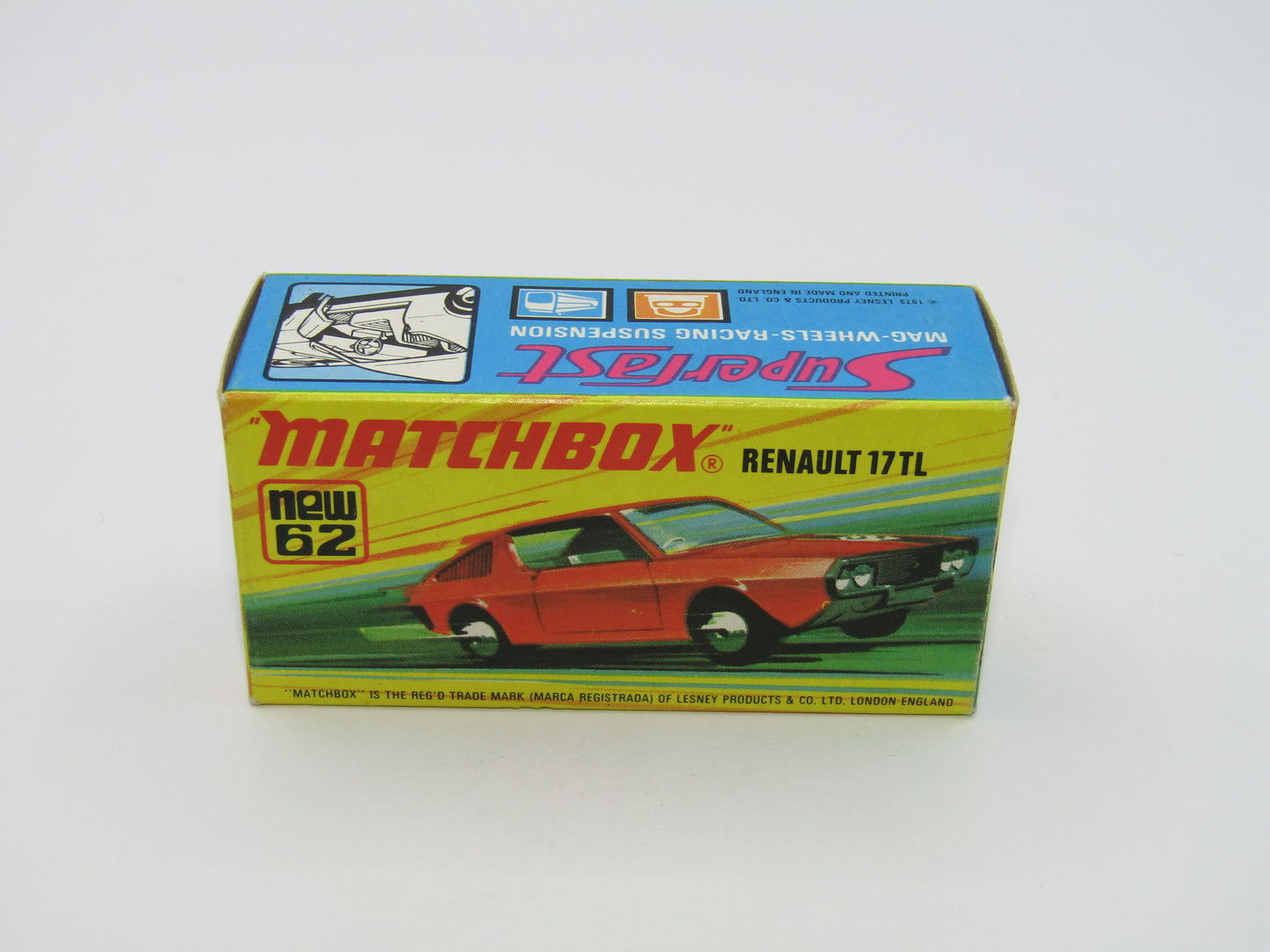 Matchbox Superfast 62C Renault 17TL Orange-Red NO LABELS