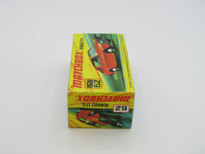Matchbox Superfast 62C Renault 17TL Orange-Red NO LABELS