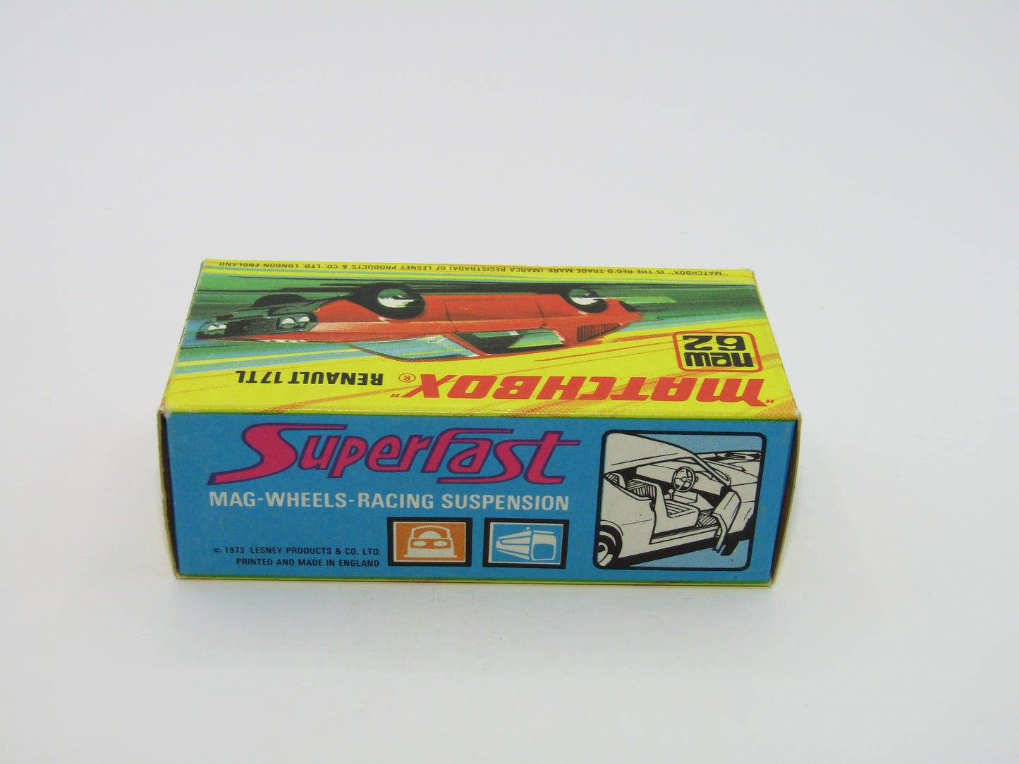 Matchbox Superfast 62C Renault 17TL Orange-Red NO LABELS