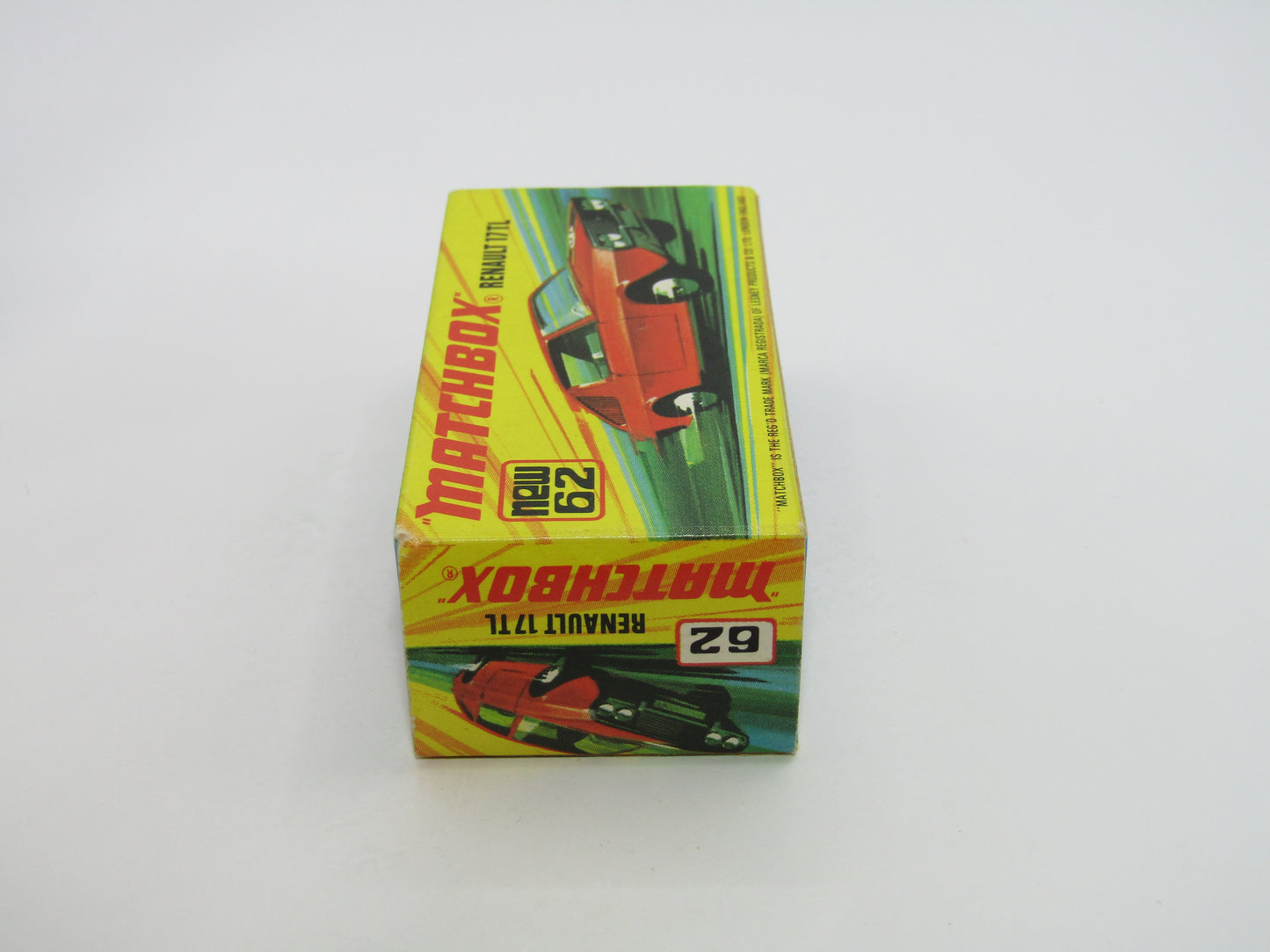 Matchbox Superfast 62C Renault 17TL Dark Orange FIRE Labels