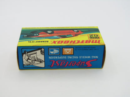Matchbox Superfast 62C Renault 17TL "3" Label from no 3B Monteverdi Hai