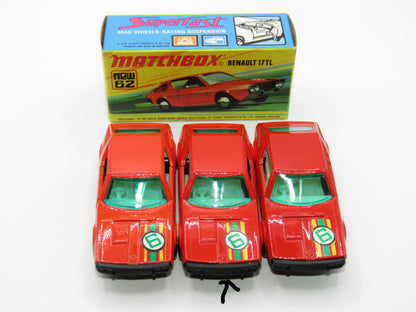 Matchbox Superfast 62C Renault 17TL Orange-Red "6" Label