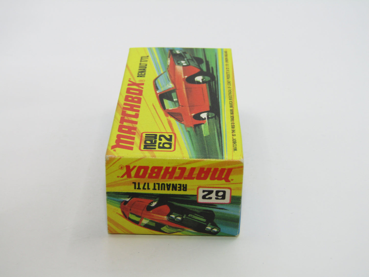 Matchbox Superfast 62C Renault 17TL LIGHT ORANGE 5 Spoke Small Slot "6" Label