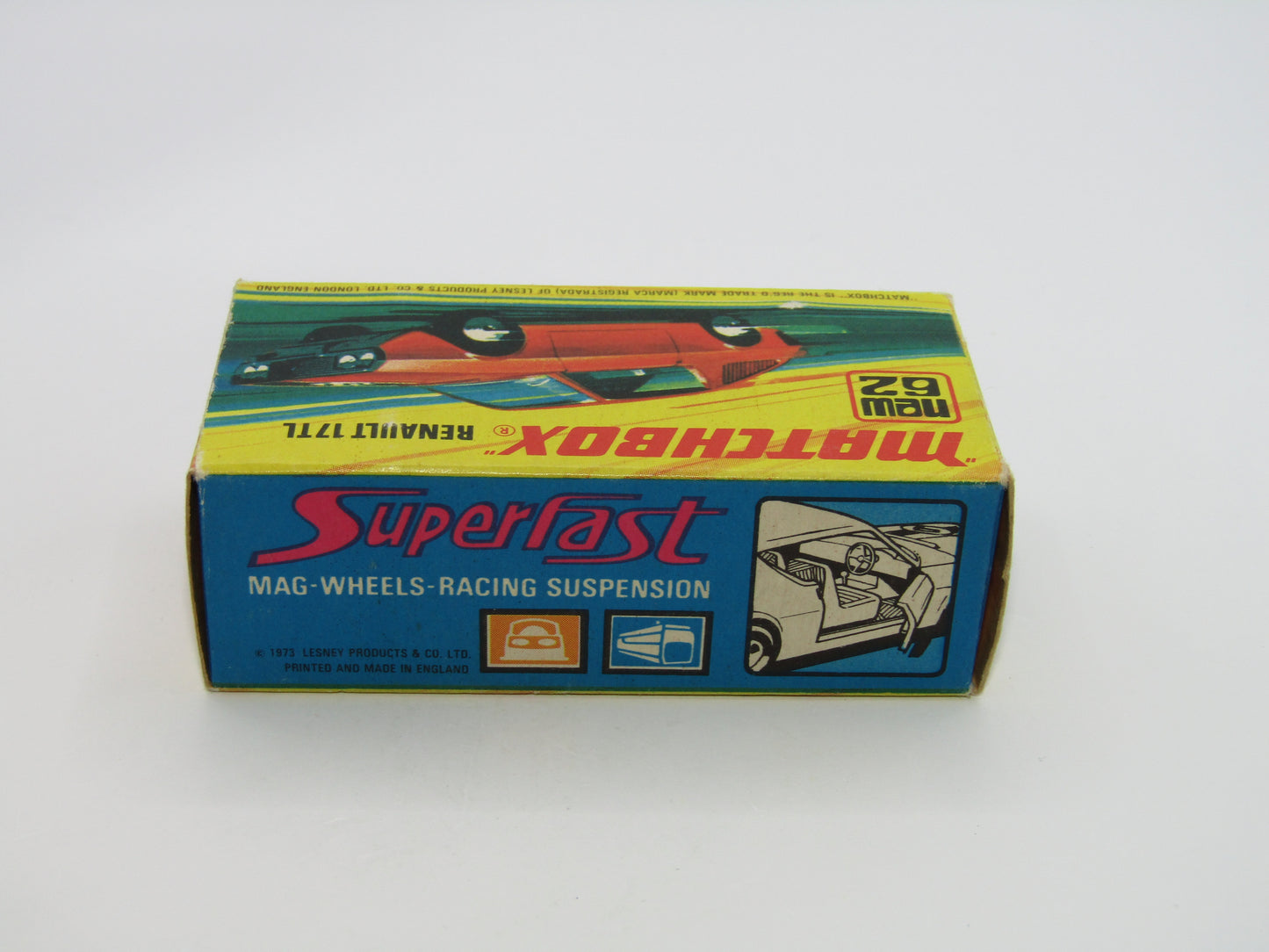 Matchbox Superfast 62C Renault 17TL Orange-Red "6" Label