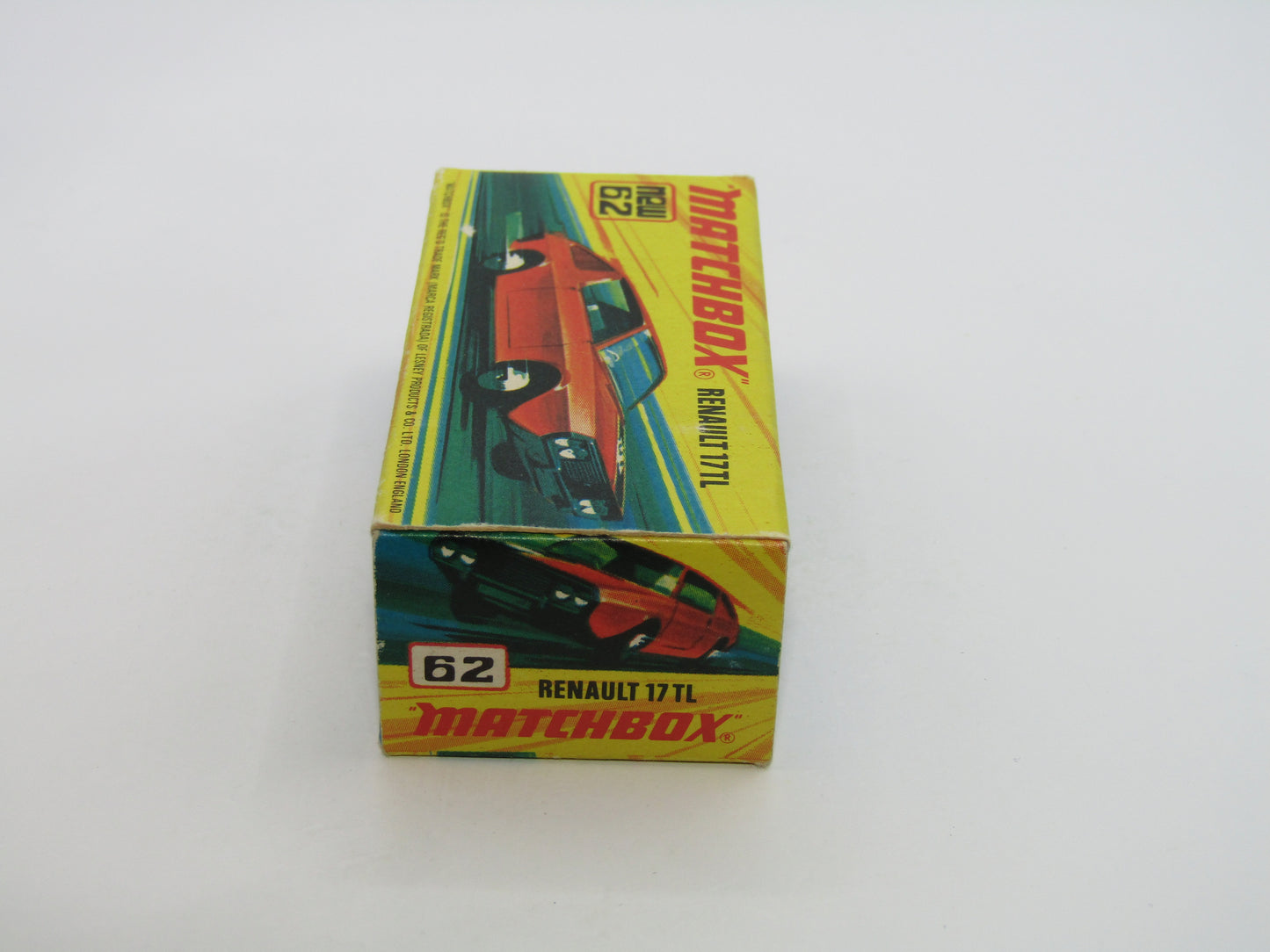 Matchbox Superfast 62C Renault 17TL Orange-Red "6" Label