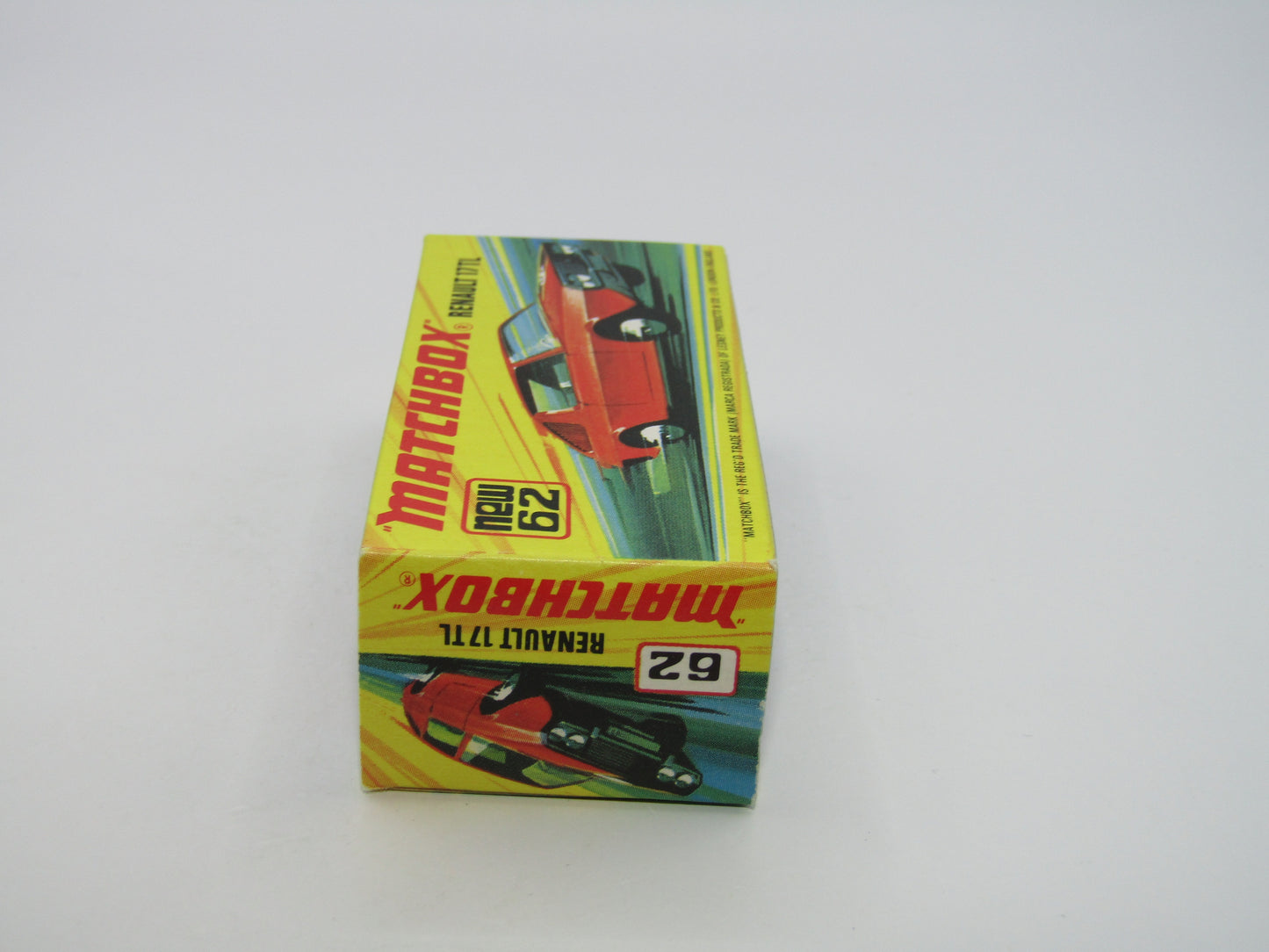 Matchbox Superfast 62C Renault 17TL Dark Orange-Red "6" Label