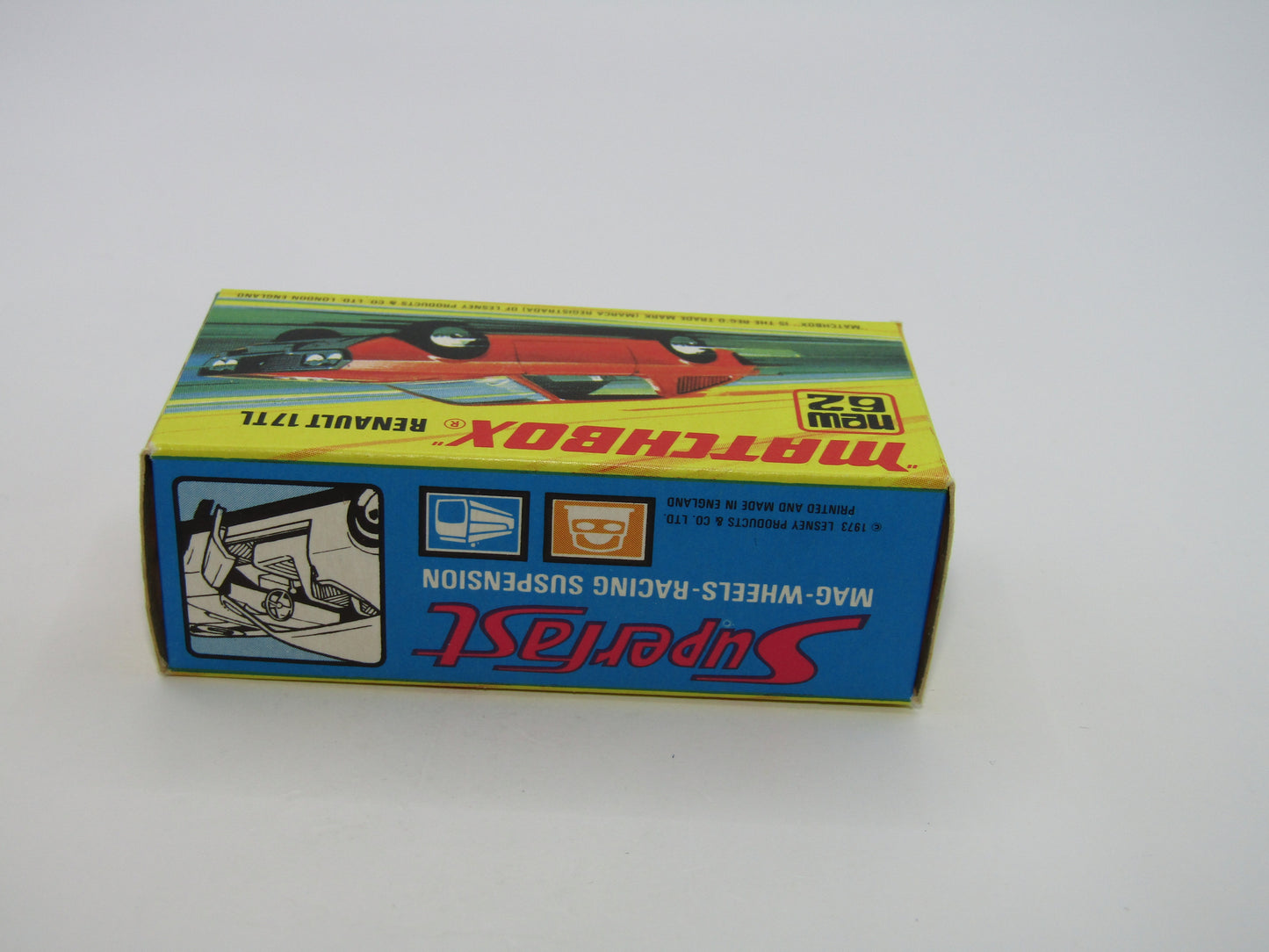 Matchbox Superfast 62C Renault 17TL Dark Orange-Red "6" Label