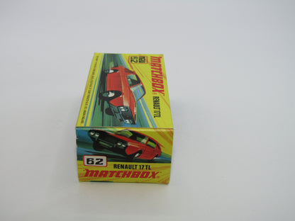 Matchbox Superfast 62C Renault 17TL Dark Orange-Red "6" Label