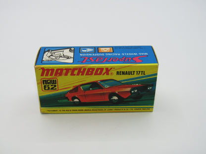 Matchbox Superfast 62C Renault 17TL Light Orange-Red "9" Label