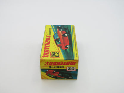 Matchbox Superfast 62C Renault 17TL Light Orange-Red "9" Label