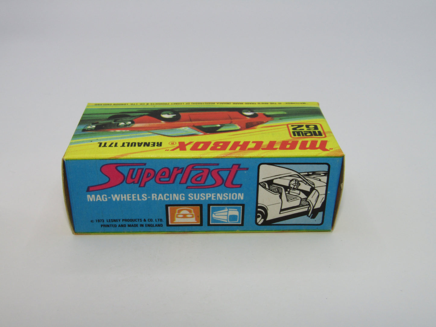 Matchbox Superfast 62C Renault 17TL DARK Orange-Red "9" Label