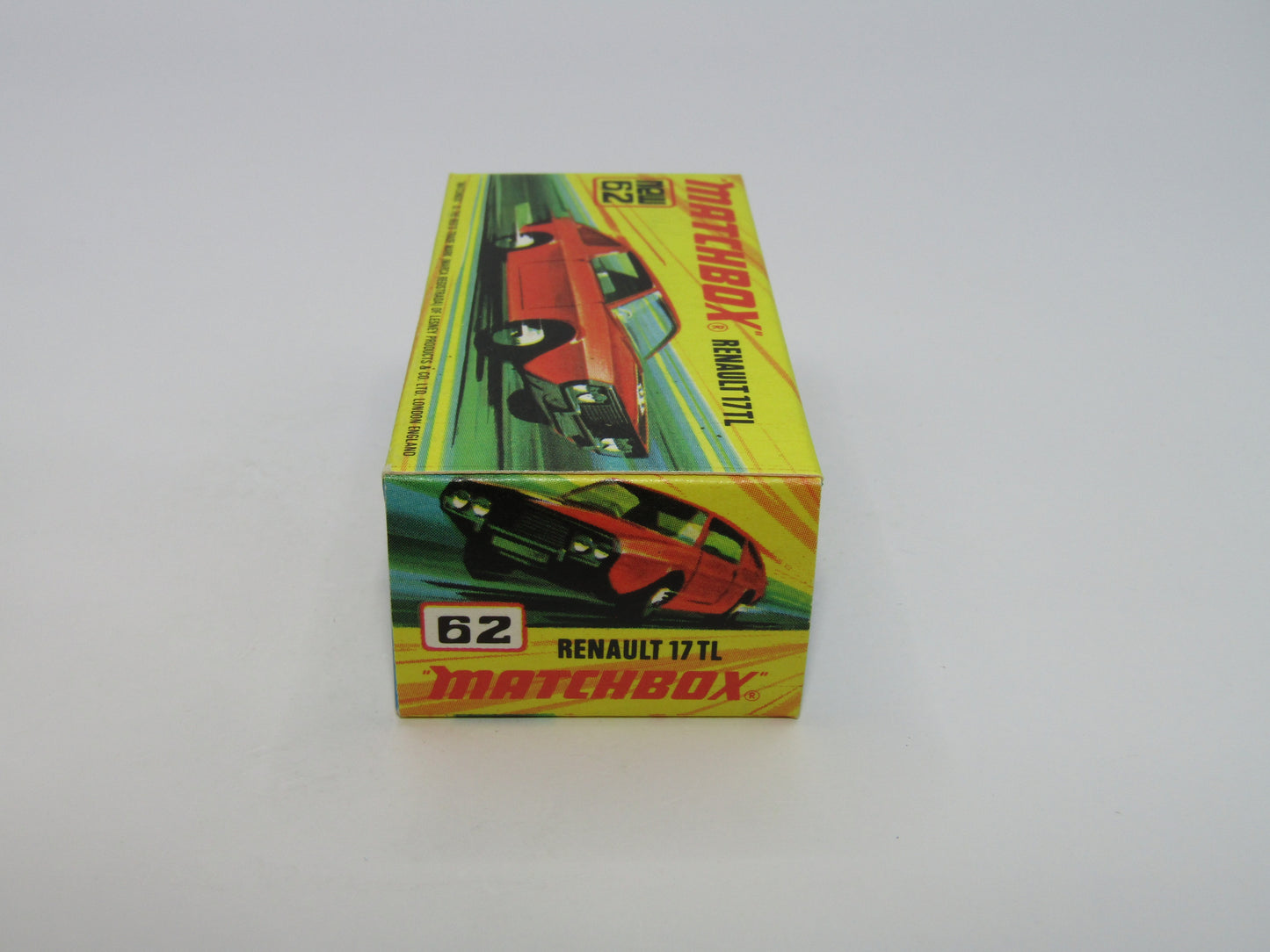Matchbox Superfast 62C Renault 17TL DARK Orange-Red "9" Label